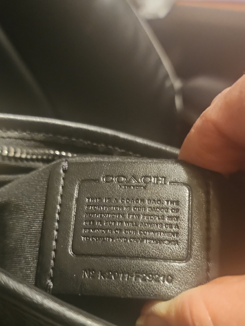 Coach Black Signature Crossbody Bag - Picture 7 of 7